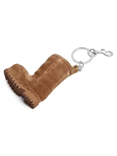 Balenciaga Women's Mini Alaska Boot Charm-Keychain - Brown | Thumbnail 2 Balenciaga Women's Mini Alaska Boot Charm-Keychain - Brown | Thumbnail 2