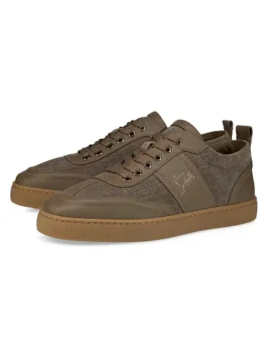 Christian Louboutin Men's Retero Low Top Sneakers - Ceruleo | Thumbnail 7 Christian Louboutin Men's Retero Low Top Sneakers - Ceruleo | Thumbnail 7
