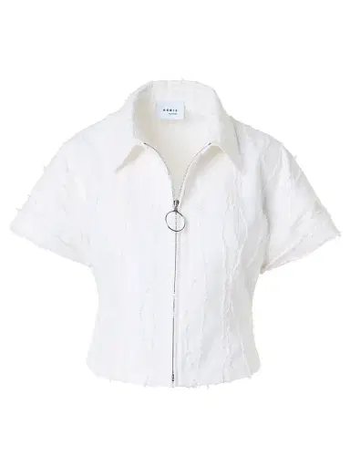 Akris punto Women's Cotton Short-Sleeve Crop Jacket - Cream | Thumbnail 1 Akris punto Women's Cotton Short-Sleeve Crop Jacket - Cream | Thumbnail 1