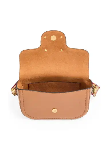 Valentino Garavani Women's Alltime Shoulder Bag in Grainy Calfskin - Almond | Thumbnail 5 Valentino Garavani Women's Alltime Shoulder Bag in Grainy Calfskin - Almond | Thumbnail 5
