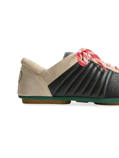 Valentino Garavani Men's Strikie Sneakers in Perforated Nappa and Suede - Black - Size 6 | Thumbnail 6 Valentino Garavani Men's Strikie Sneakers in Perforated Nappa and Suede - Black - Size 6 | Thumbnail 6