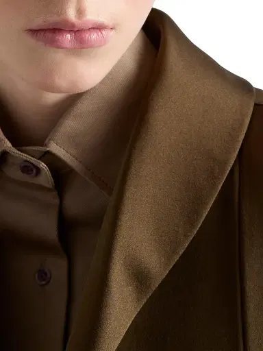 Prada Women's Chino Shirt - Grey | Thumbnail 4 Prada Women's Chino Shirt - Grey | Thumbnail 4
