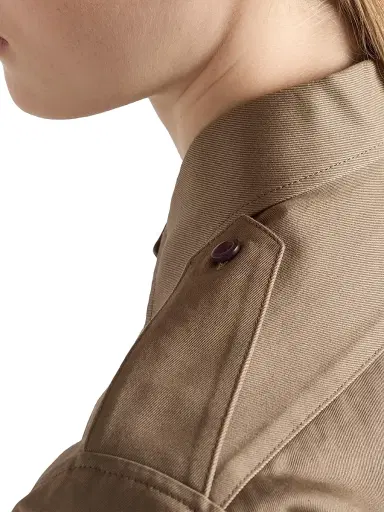 Prada Women's Chino Shirt - Grey | Thumbnail 5 Prada Women's Chino Shirt - Grey | Thumbnail 5