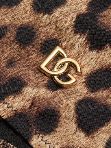 Dolce & Gabbana Women's Leopard One-Piece Halter Swimsuit - Leonew - Size Large | Thumbnail 6 Dolce & Gabbana Women's Leopard One-Piece Halter Swimsuit - Leonew - Size Large | Thumbnail 6