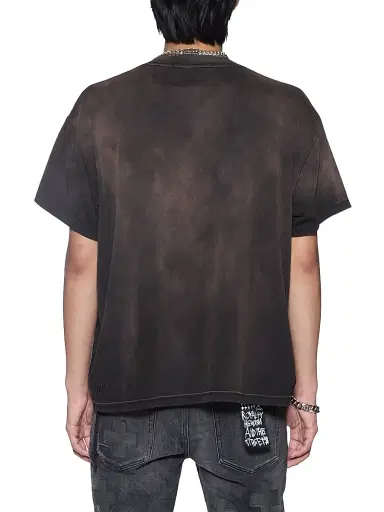 Ksubi Men's Future Memory Slub Sid Sunfade T-Shirt - Charcoal | Thumbnail 3 Ksubi Men's Future Memory Slub Sid Sunfade T-Shirt - Charcoal | Thumbnail 3