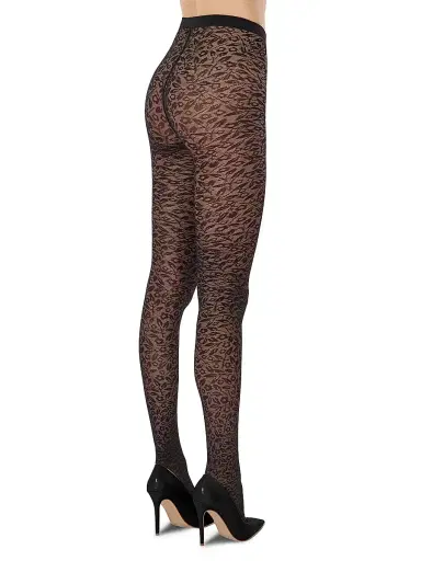 Wolford Women's Bouquet Tights - Black | Thumbnail 4 Wolford Women's Bouquet Tights - Black | Thumbnail 4