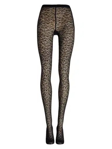 Wolford Women's Bouquet Tights - Black | Thumbnail 5 Wolford Women's Bouquet Tights - Black | Thumbnail 5