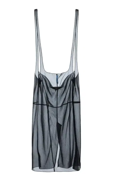 Prada Sheer Georgette Midi Skirt | Thumbnail 1 Prada Sheer Georgette Midi Skirt | Thumbnail 1