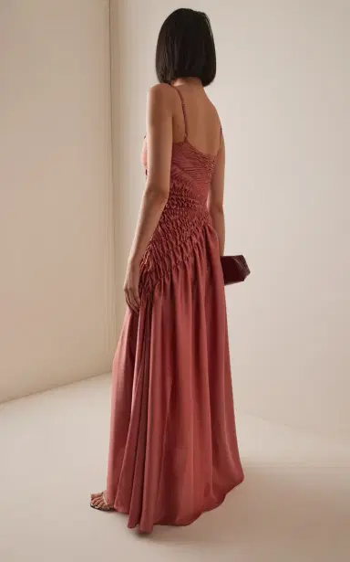 GEORGIA HARDINGE Exclusive The Eclipse Matte-Satin Maxi Dress | Thumbnail 4 GEORGIA HARDINGE Exclusive The Eclipse Matte-Satin Maxi Dress | Thumbnail 4