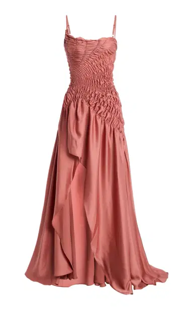 GEORGIA HARDINGE Exclusive The Eclipse Matte-Satin Maxi Dress | Thumbnail 1 GEORGIA HARDINGE Exclusive The Eclipse Matte-Satin Maxi Dress | Thumbnail 1