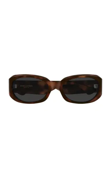 Saint Laurent Oval-Frame Acetate Sunglasses | Thumbnail 5 Saint Laurent Oval-Frame Acetate Sunglasses | Thumbnail 5