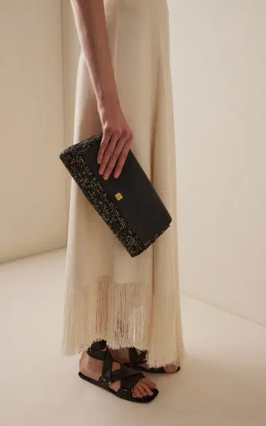 Khaite Audrey Raffia Clutch | Thumbnail 3 Khaite Audrey Raffia Clutch | Thumbnail 3