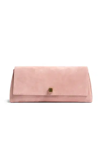 Khaite Audrey Suede Clutch | Thumbnail 4 Khaite Audrey Suede Clutch | Thumbnail 4