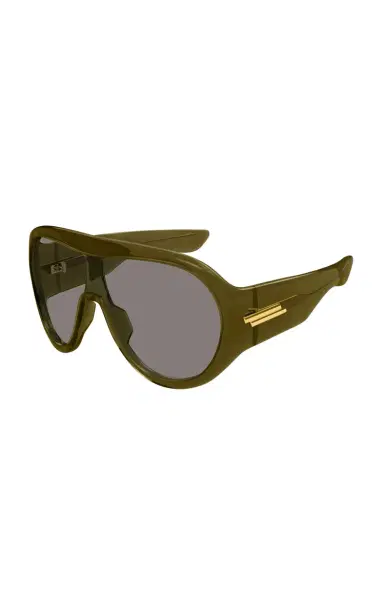 Bottega Veneta Scudo Shield Acetate Sunglasses | Thumbnail 3 Bottega Veneta Scudo Shield Acetate Sunglasses | Thumbnail 3