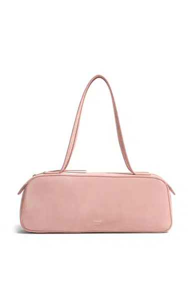 Khaite Simona Suede Shoulder Bag | Thumbnail 1 Khaite Simona Suede Shoulder Bag | Thumbnail 1