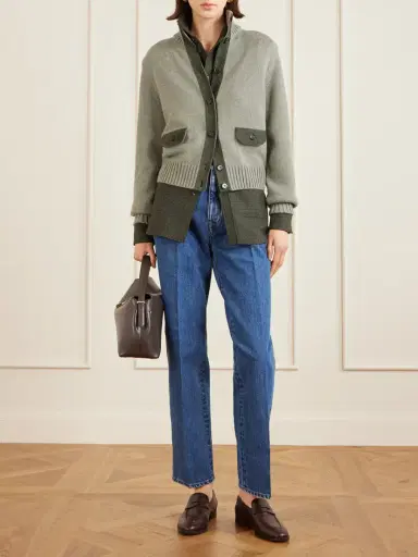 Loro Piana Thea Penny Prince Of Wales Checked Wool And Cashmere-blend Flannel Shirt | Thumbnail 2 Loro Piana Thea Penny Prince Of Wales Checked Wool And Cashmere-blend Flannel Shirt | Thumbnail 2