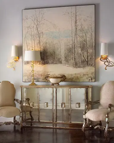 John-Richard Collection Juno Foxed Mirror Credenza | Thumbnail 6 John-Richard Collection Juno Foxed Mirror Credenza | Thumbnail 6