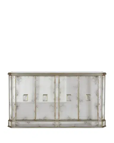 John-Richard Collection Juno Foxed Mirror Credenza | Thumbnail 1 John-Richard Collection Juno Foxed Mirror Credenza | Thumbnail 1
