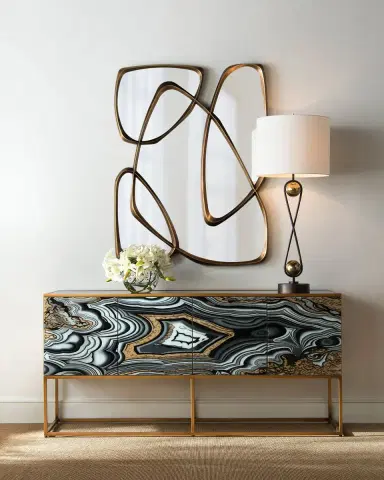 John-Richard Collection Asymmetrical Mirror | Thumbnail 1 John-Richard Collection Asymmetrical Mirror | Thumbnail 1