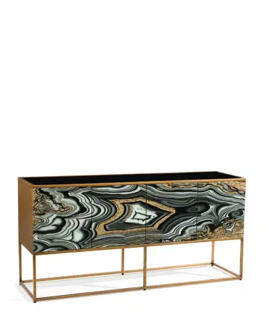 John-Richard Collection Nicola Painted-Agate Console | Thumbnail 3 John-Richard Collection Nicola Painted-Agate Console | Thumbnail 3