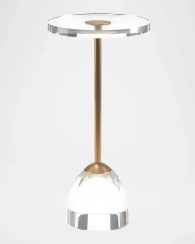 John-Richard Collection Brass & Acrylic Martini Table | Thumbnail 3 John-Richard Collection Brass & Acrylic Martini Table | Thumbnail 3
