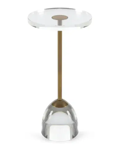 John-Richard Collection Brass & Acrylic Martini Table | Thumbnail 1 John-Richard Collection Brass & Acrylic Martini Table | Thumbnail 1