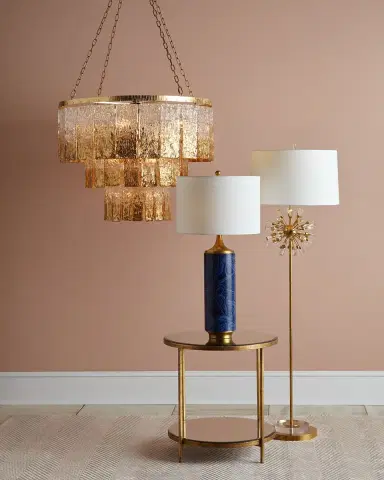 John-Richard Collection Twilight 16-Light Glass Chandelier | Thumbnail 2 John-Richard Collection Twilight 16-Light Glass Chandelier | Thumbnail 2