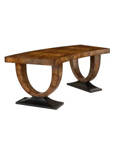 John-Richard Collection Curved Walnut Writing Desk | Thumbnail 1 John-Richard Collection Curved Walnut Writing Desk | Thumbnail 1