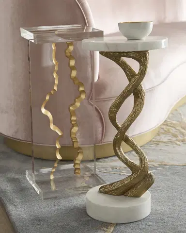 John-Richard Collection Gold Landscape Martini Table | Thumbnail 5 John-Richard Collection Gold Landscape Martini Table | Thumbnail 5
