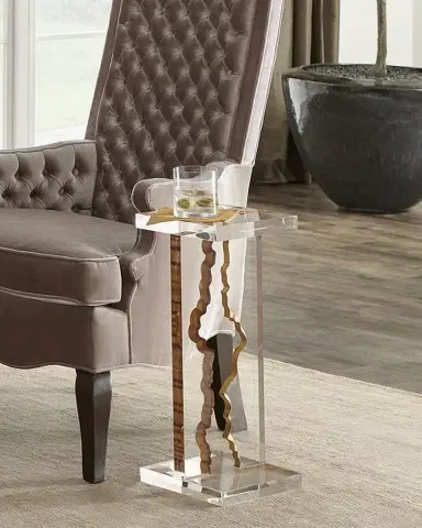 John-Richard Collection Gold Landscape Martini Table | Thumbnail 6 John-Richard Collection Gold Landscape Martini Table | Thumbnail 6