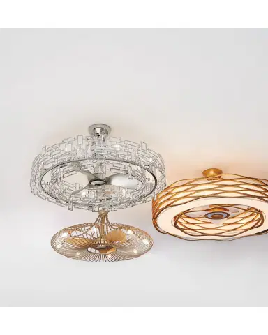 John-Richard Collection 8-Light Crystal Trim Fandelier | Thumbnail 3 John-Richard Collection 8-Light Crystal Trim Fandelier | Thumbnail 3