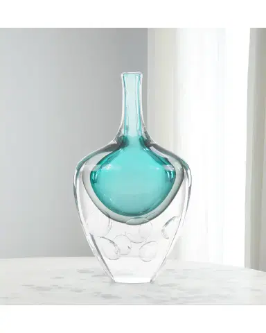 John-Richard Collection Azure Art Glass Vase | Thumbnail 2 John-Richard Collection Azure Art Glass Vase | Thumbnail 2