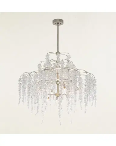John-Richard Collection Cascading Crystal 12-Light Chandelier | Thumbnail 2 John-Richard Collection Cascading Crystal 12-Light Chandelier | Thumbnail 2