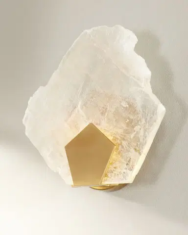 John-Richard Collection Selenite 1-Light Wall Sconce | Thumbnail 2 John-Richard Collection Selenite 1-Light Wall Sconce | Thumbnail 2