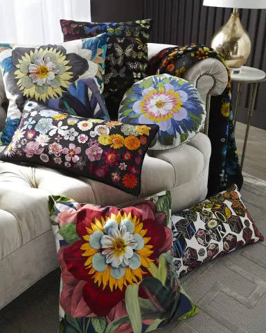 Christian Lacroix Cosmos Eden Pillow, 20"Sq | Thumbnail 3 Christian Lacroix Cosmos Eden Pillow, 20"Sq | Thumbnail 3