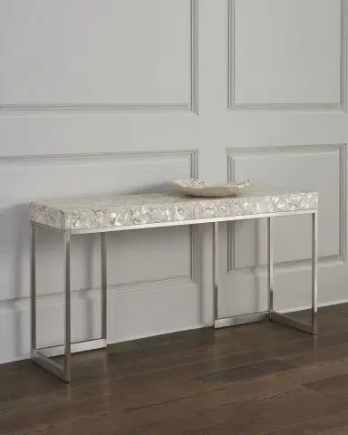 John-Richard Collection Capiz Shell Console Table | Thumbnail 2 John-Richard Collection Capiz Shell Console Table | Thumbnail 2