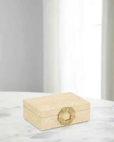 John-Richard Collection Dazzle Vegan Snakeskin Box - Small | Thumbnail 1 John-Richard Collection Dazzle Vegan Snakeskin Box - Small | Thumbnail 1