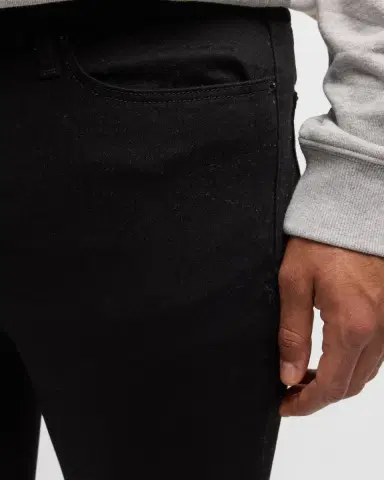 Ksubi Men's Van Winkle Black Denim Skinny Jeans | Thumbnail 4 Ksubi Men's Van Winkle Black Denim Skinny Jeans | Thumbnail 4