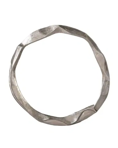 John-Richard Collection Round Ruga Nickel Mirror, Small | Thumbnail 1 John-Richard Collection Round Ruga Nickel Mirror, Small | Thumbnail 1