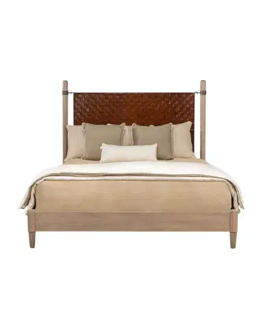 Sarreid Marcus King Poster Bed | Thumbnail 1 Sarreid Marcus King Poster Bed | Thumbnail 1
