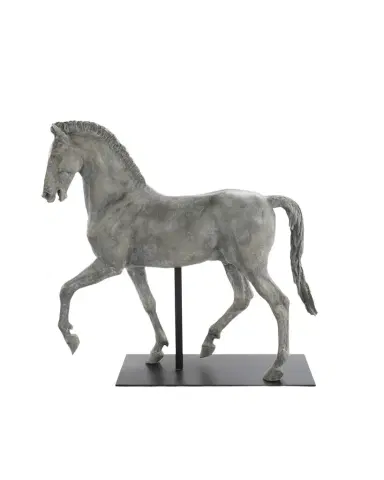 John-Richard Collection Trotting Horse Sculpture on Metal Base | Thumbnail 1 John-Richard Collection Trotting Horse Sculpture on Metal Base | Thumbnail 1