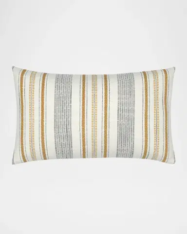 Elaine Smith Pathway Gold Indoor/Outdoor Lumbar Pillow, 12" x 20" | Thumbnail 3 Elaine Smith Pathway Gold Indoor/Outdoor Lumbar Pillow, 12" x 20" | Thumbnail 3