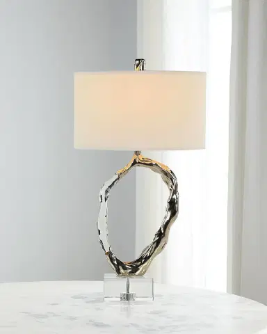 John-Richard Collection Metallic Ice 32.5" Table Lamp | Thumbnail 2 John-Richard Collection Metallic Ice 32.5" Table Lamp | Thumbnail 2
