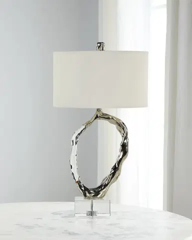 John-Richard Collection Metallic Ice 32.5" Table Lamp | Thumbnail 1 John-Richard Collection Metallic Ice 32.5" Table Lamp | Thumbnail 1