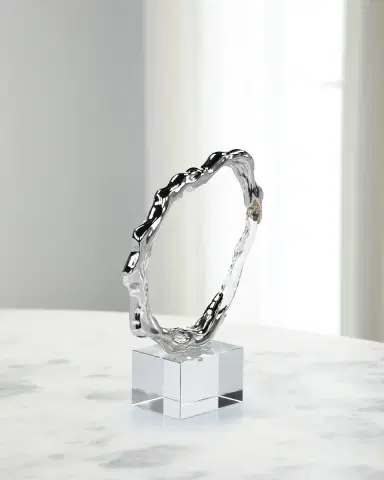 John-Richard Collection Metallic Ice Sculpture, Small | Thumbnail 1 John-Richard Collection Metallic Ice Sculpture, Small | Thumbnail 1
