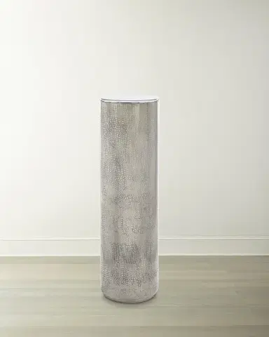 John-Richard Collection Silver Serpent Lighted Pedestal | Thumbnail 1 John-Richard Collection Silver Serpent Lighted Pedestal | Thumbnail 1