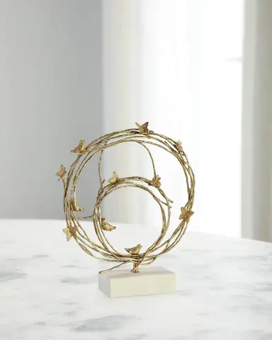 John-Richard Collection Small Brass Roost Sculpture | Thumbnail 1 John-Richard Collection Small Brass Roost Sculpture | Thumbnail 1