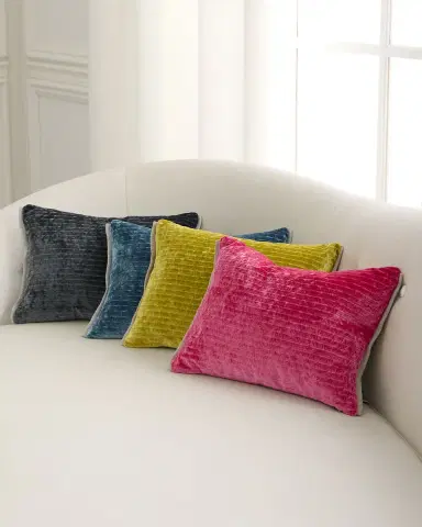 Designers Guild Mazarin Velvet Decorative Pillow, 12" x 16" | Thumbnail 2 Designers Guild Mazarin Velvet Decorative Pillow, 12" x 16" | Thumbnail 2
