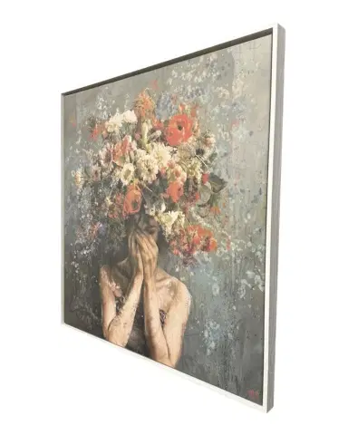 Paragon Decors "Flower Face" Framed Giclee by Marta Wiley | Thumbnail 1 Paragon Decors "Flower Face" Framed Giclee by Marta Wiley | Thumbnail 1