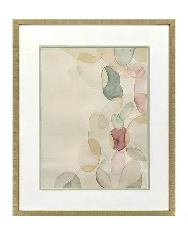 Paragon Decors "Pastel River Rock II" Framed Giclee by Grace Popp | Thumbnail 1 Paragon Decors "Pastel River Rock II" Framed Giclee by Grace Popp | Thumbnail 1
